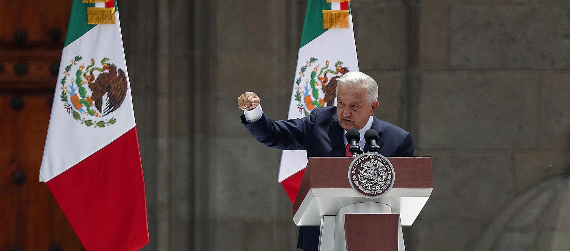  Andrés Manuel López Obrador, presidente de México. 