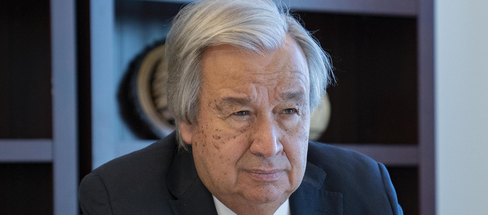 El secretario general de la ONU, António Guterres.