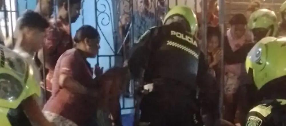 Lugar donde ocurrieron los hechos en el municipio de Malambo. 