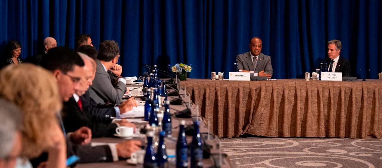 El canciller Luis Gilberto Murillo en  IV Reunión Ministerial de la Declaración de Los Ángeles sobre Migración y Protección. 