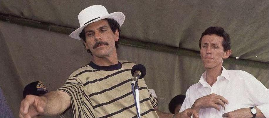 Carlos Pizarro Leongómez y Antonio Navarro Wolf.