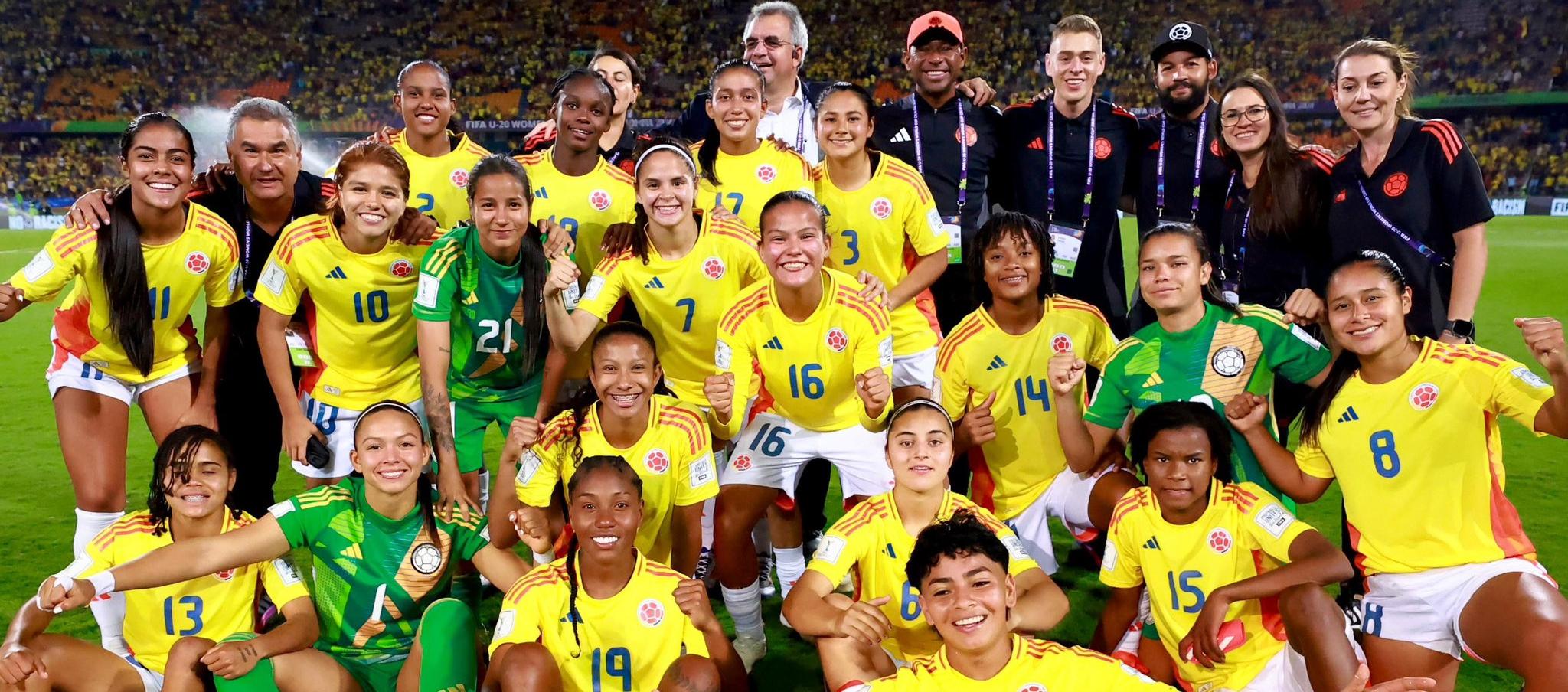 Jugadoras de la Selección Colombia.