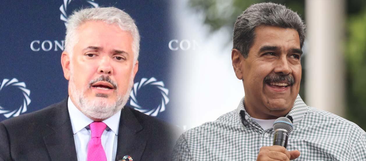 Iván Duque y Nicolás Maduro.
