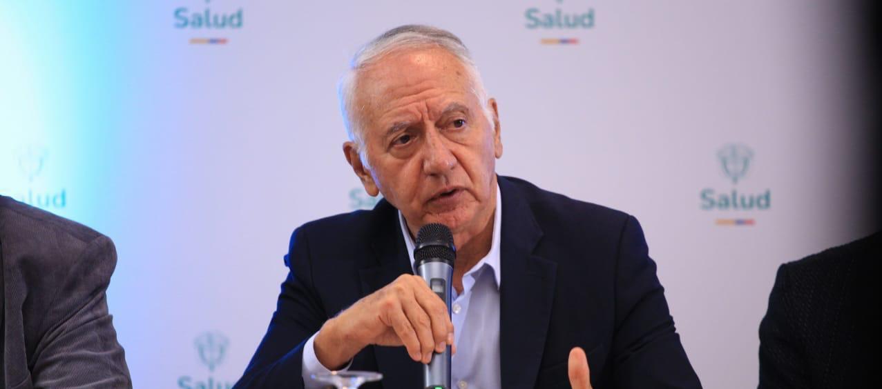 Ministro de Salud, Guillermo Alfonso Jaramillo.