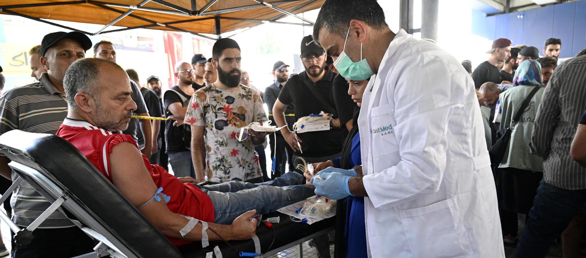 Los hospitales en Líbano están colapsados. 