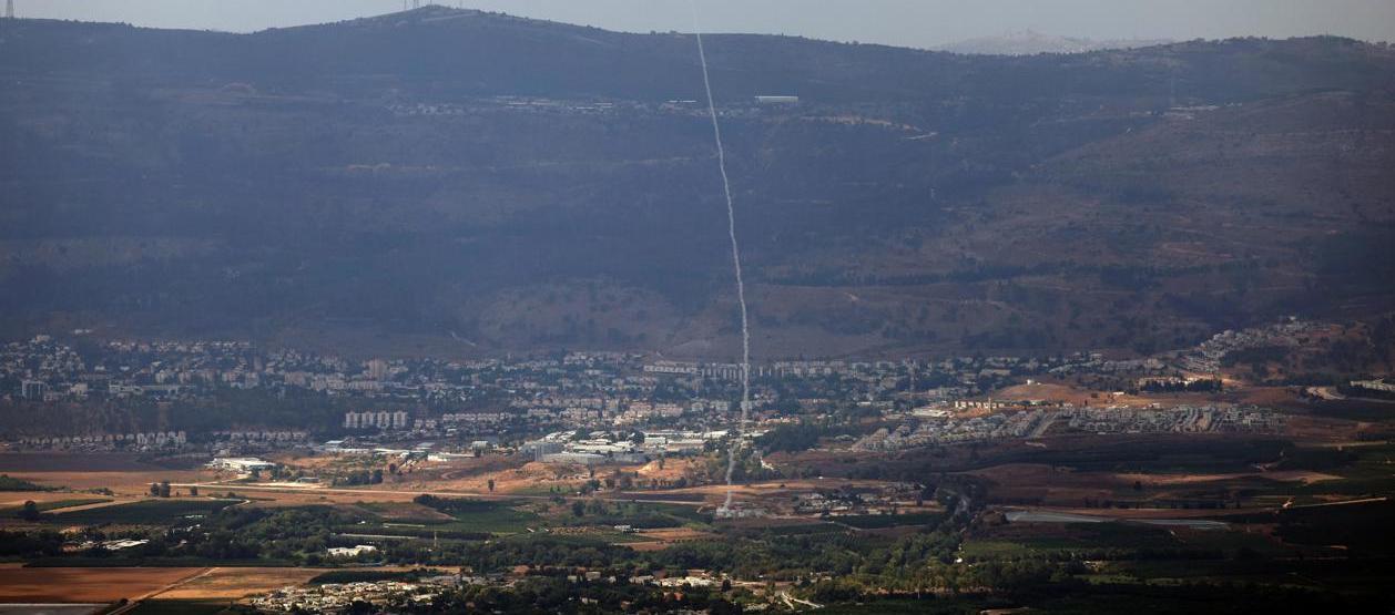 Misil lanzado por Hizbulá.