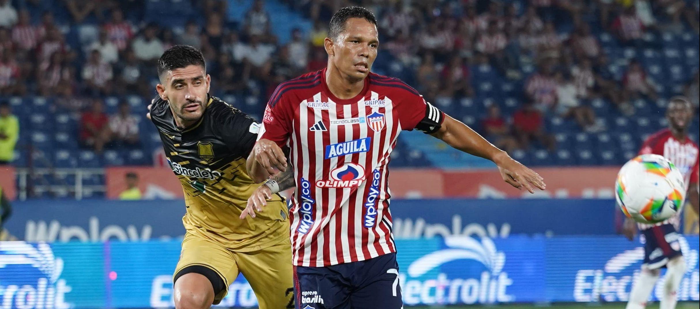 Carlos Bacca, delantero y capitán del Junior. 