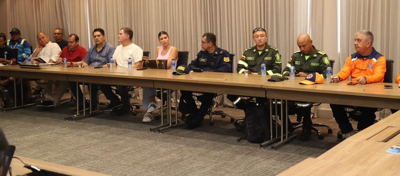 Autoridades reunidas.
