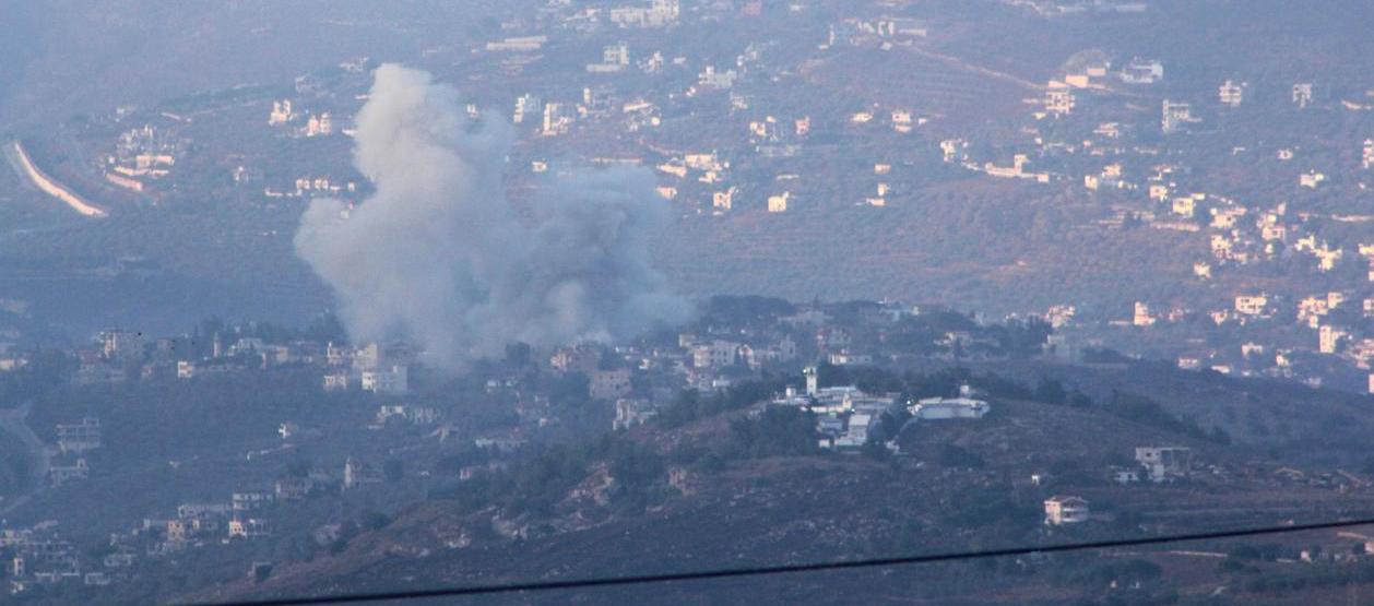Imagen de los bombardeos en el Líbano.