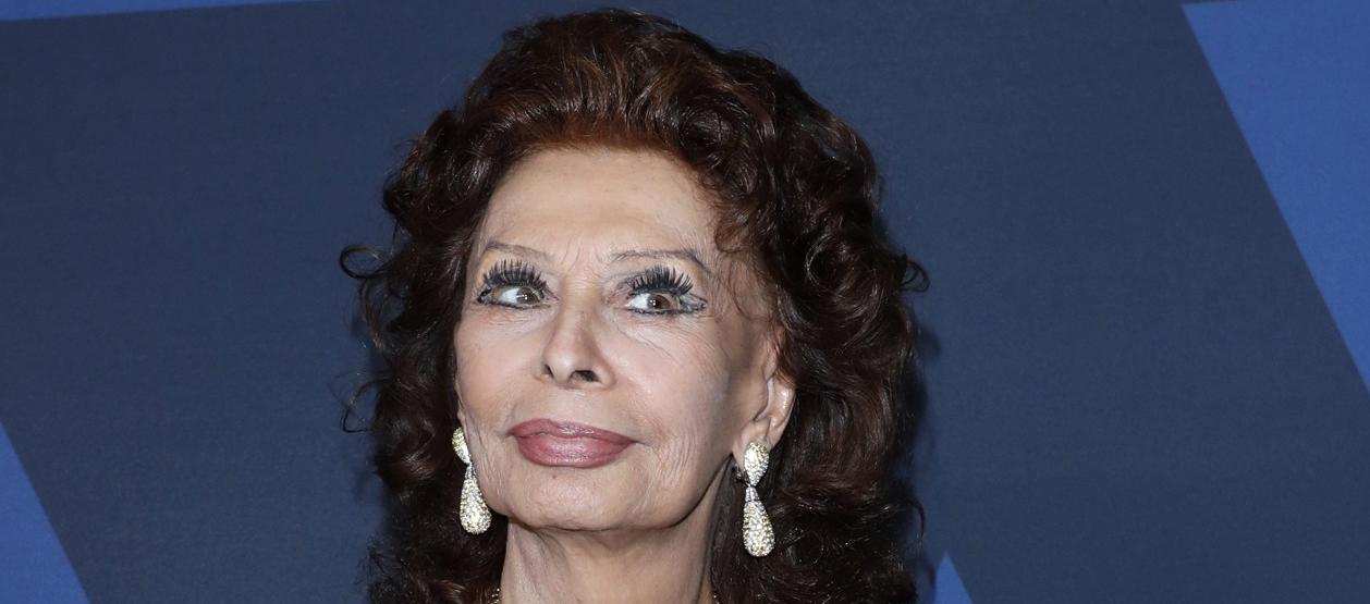 La actriz Sophia Loren.