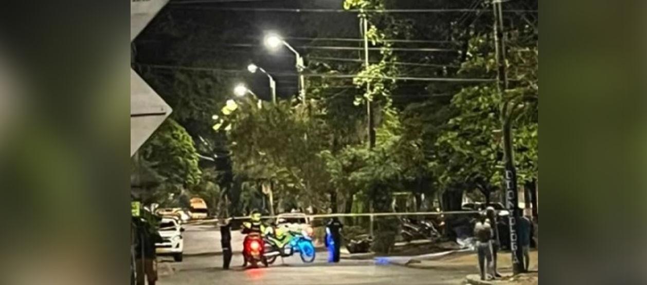 Lugar donde fue hallado el carro bomba. 