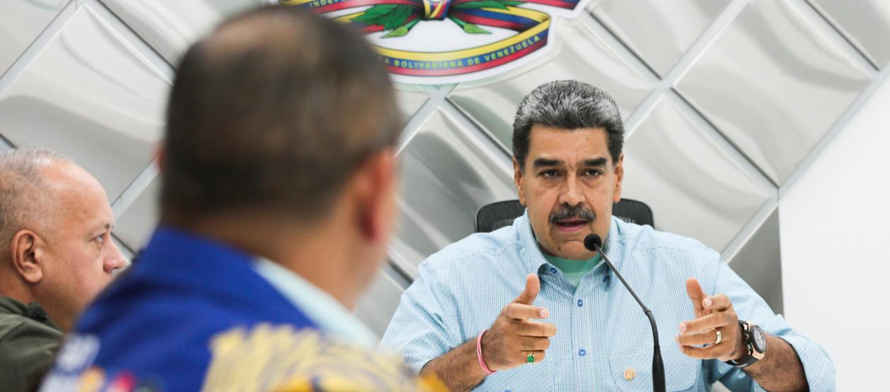 El Presidente de Venezuela, Nicolás Maduro.