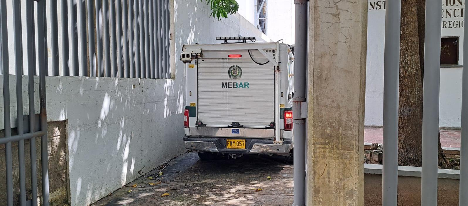 El cuerpo de Nelson fue llevado a Medicina Legal. 