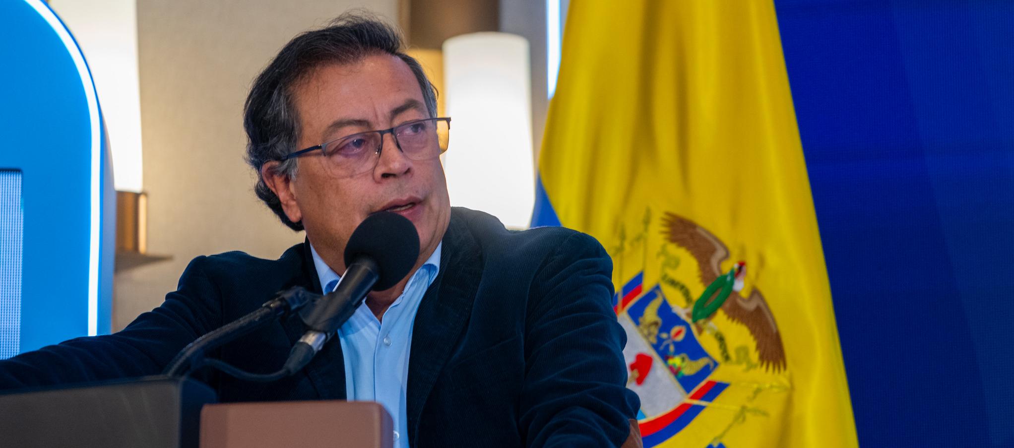 El Presidente Gustavo Petro.