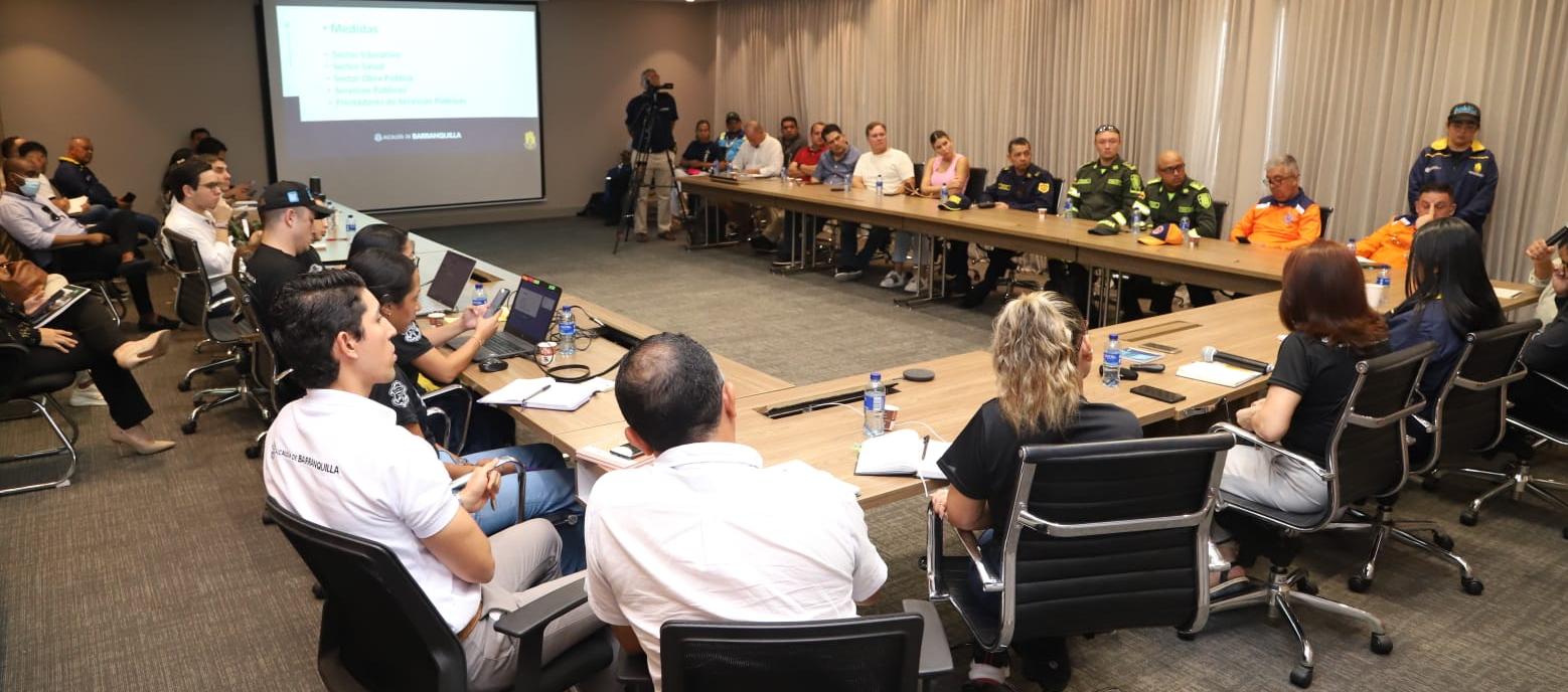 Reunión ante la prevención por la temporada de lluvias.