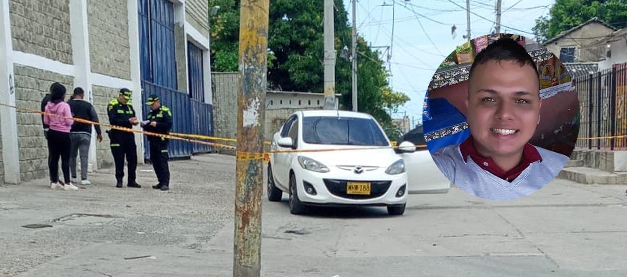 Lugar del ataque a bala. 