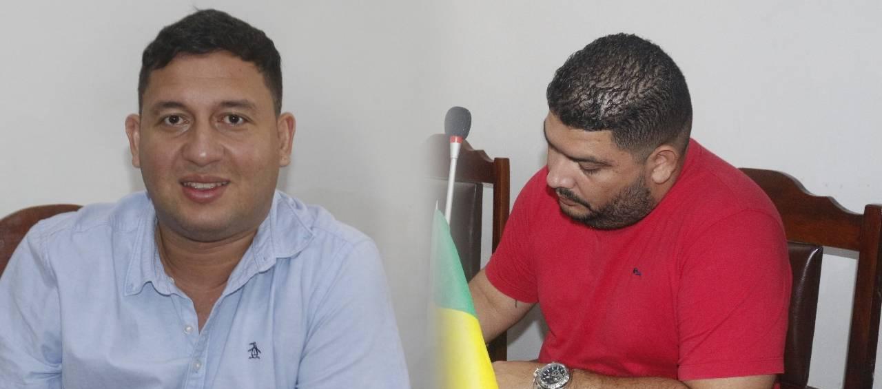 Los concejales Jaime Antonio Sanjuan y Maruf Blel Roa.