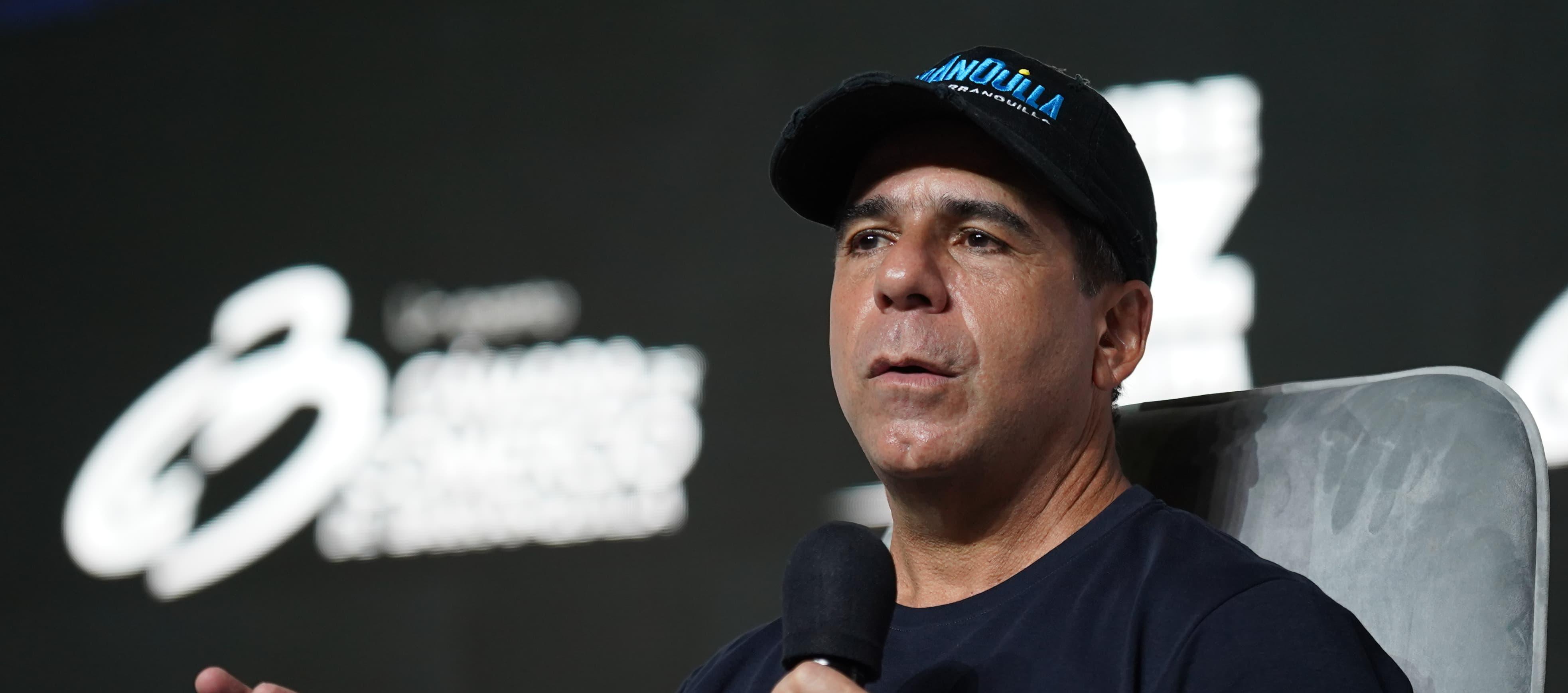 Alcalde Alejandro Char, en el Caribe Biz Forum. 