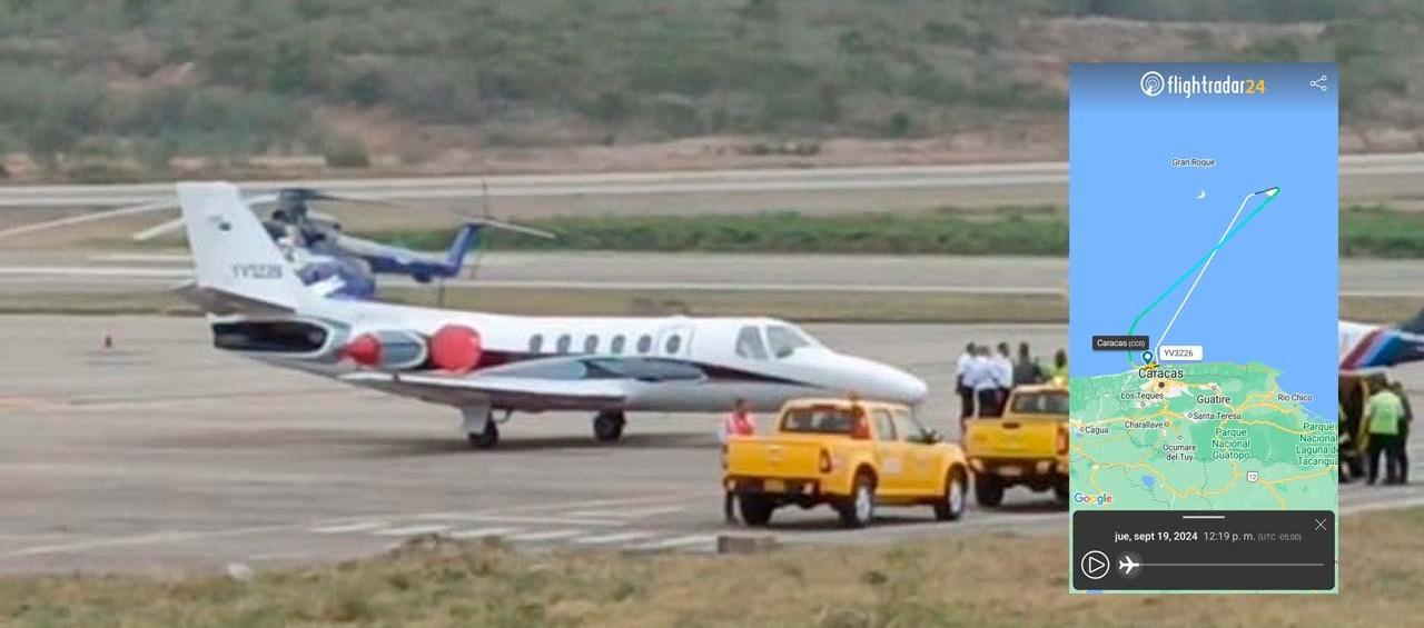 Fotografía de la Aeronave. 