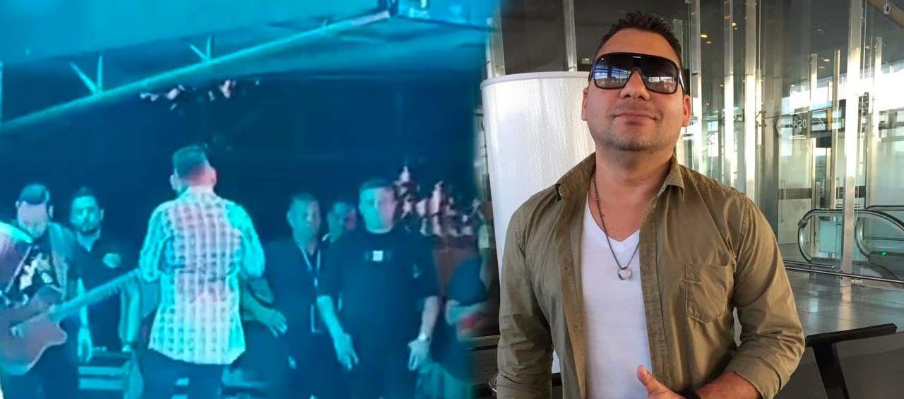 Imagen de Jean Carlos Centeno durante el evento.