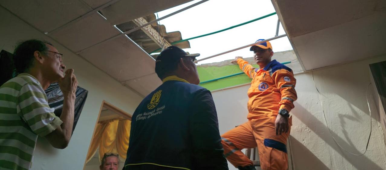 Casa afectada en Soledad.