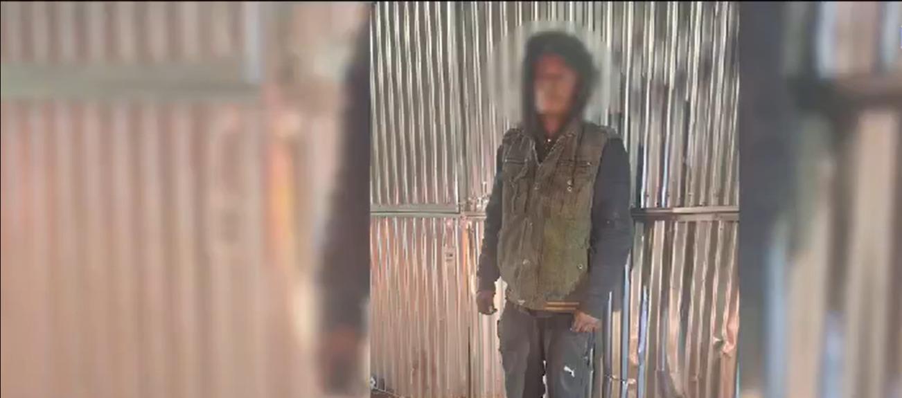 El colombiano capturado.