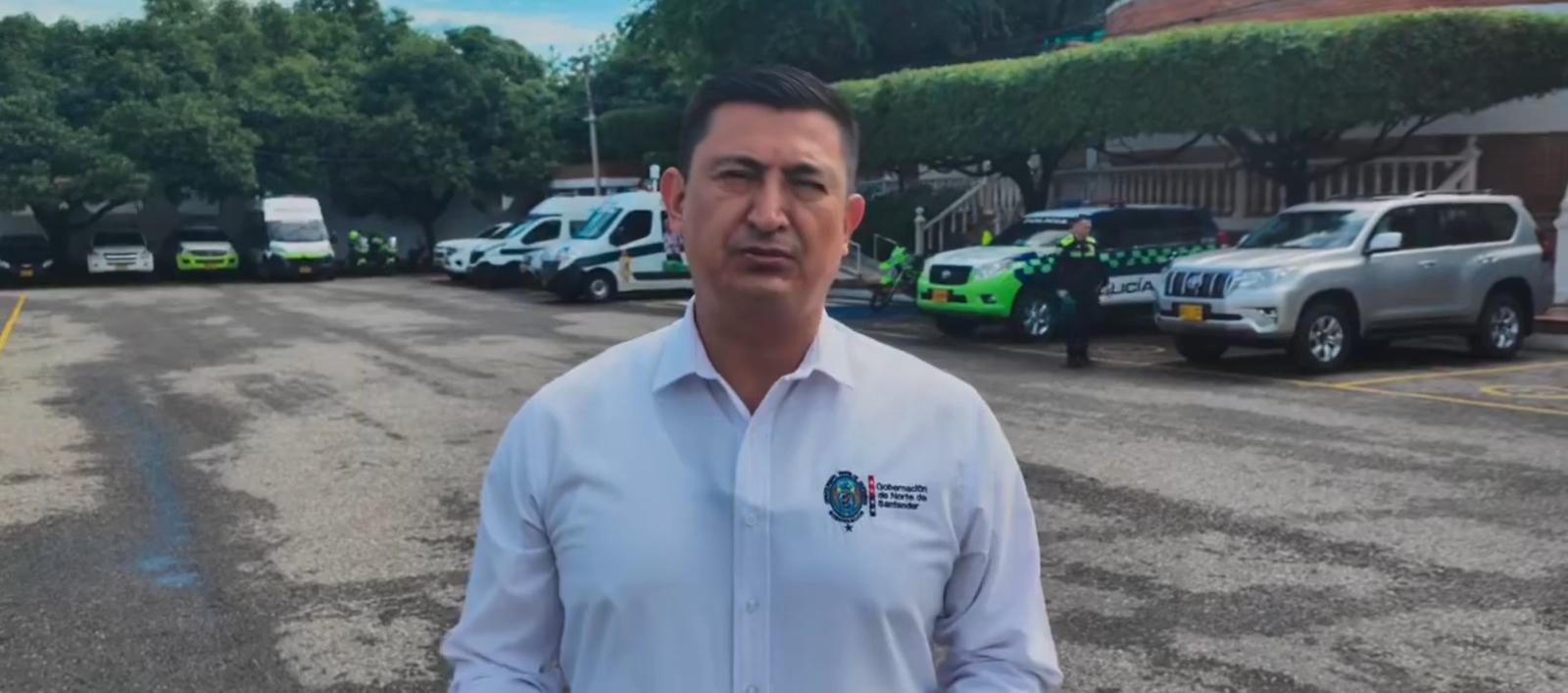 George Quintero, Secretario de Seguridad y Convivencia Ciudadana de Norte de Santander.