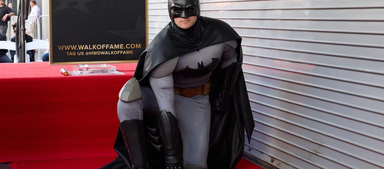 Batman en el Paseo de la Fama de Hollywood.
