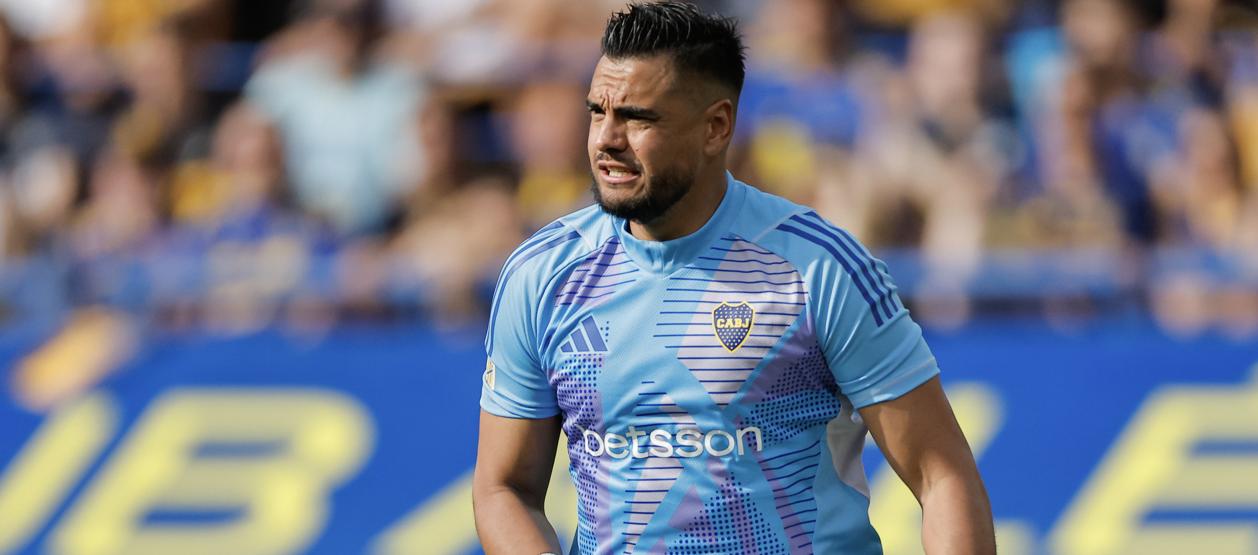 Sergio 'Chiquito' Romero, portero de Boca Juniors. 