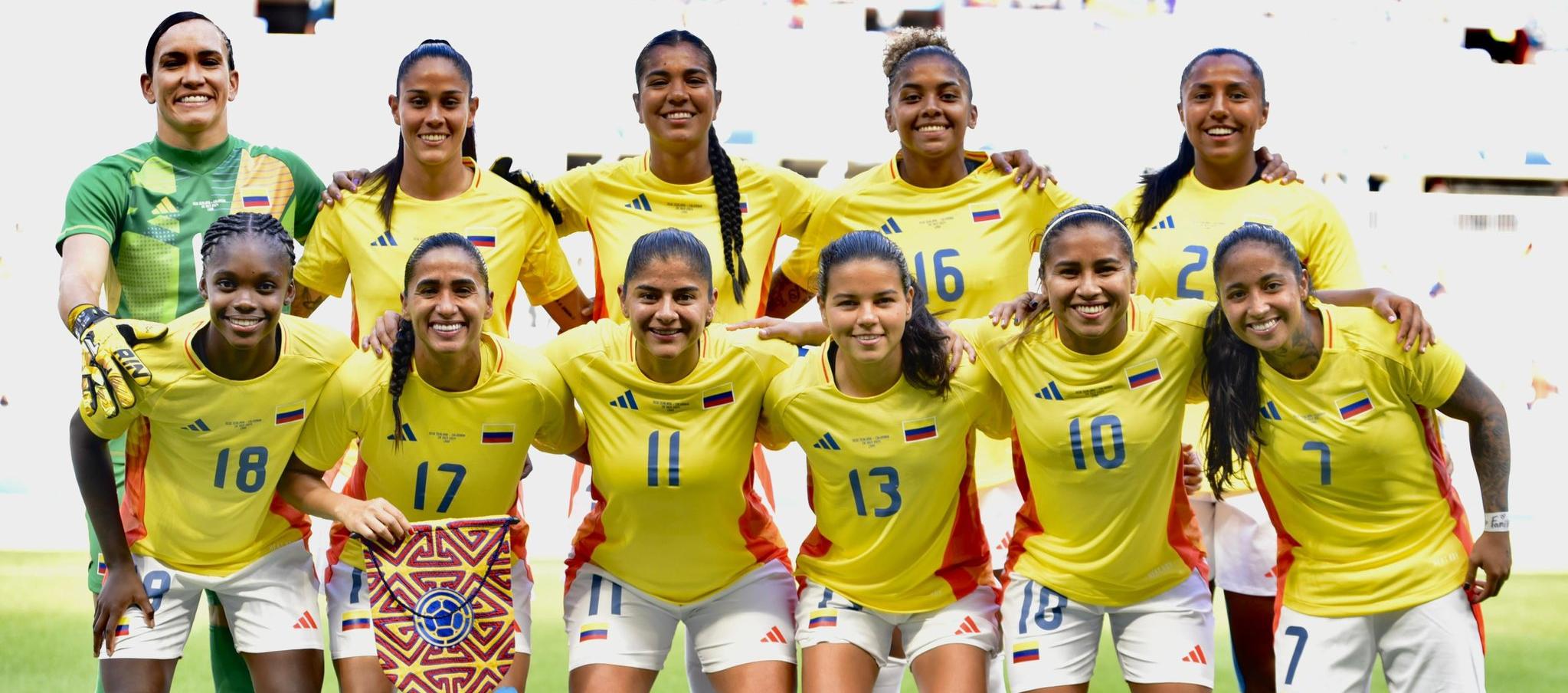 La Selección Colombia femenina que participó en los Juegos Olímpicos de París.