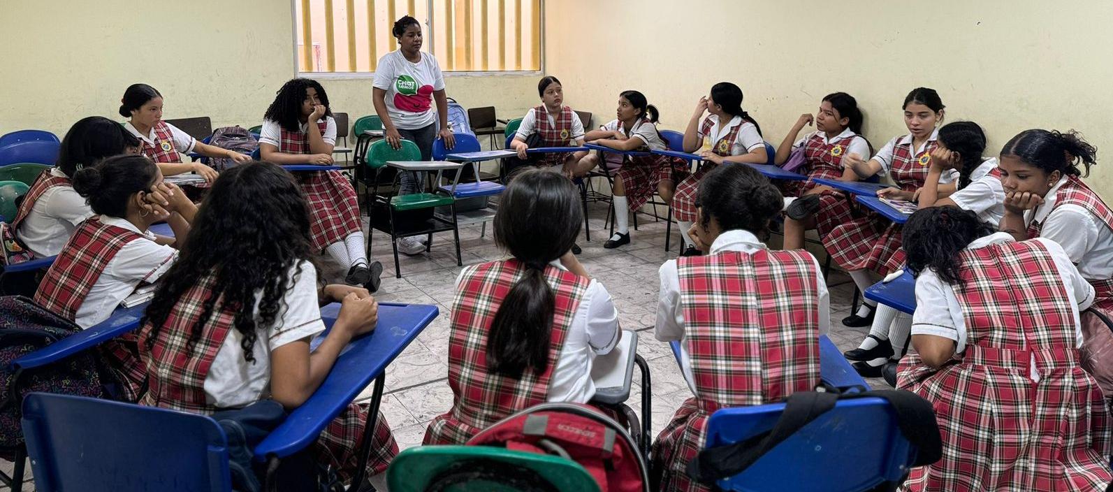 El programa ‘Chatlemos’ fue llevado a colegios de Barranquilla. 
