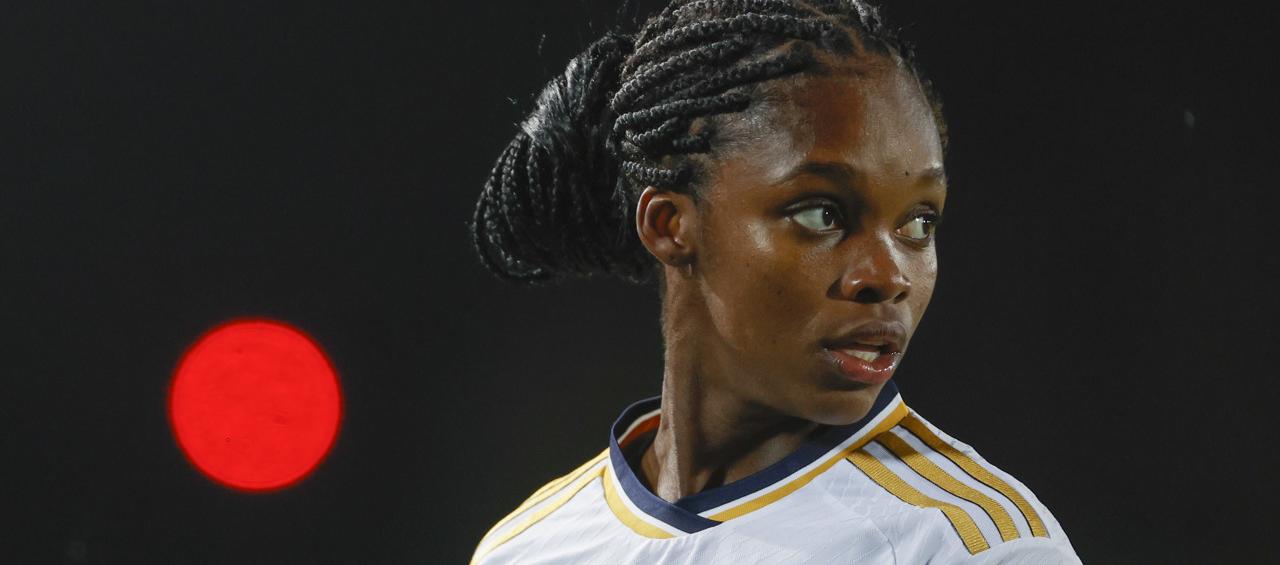 Linda Caicedo, delantera colombiana del Real Madrid. 