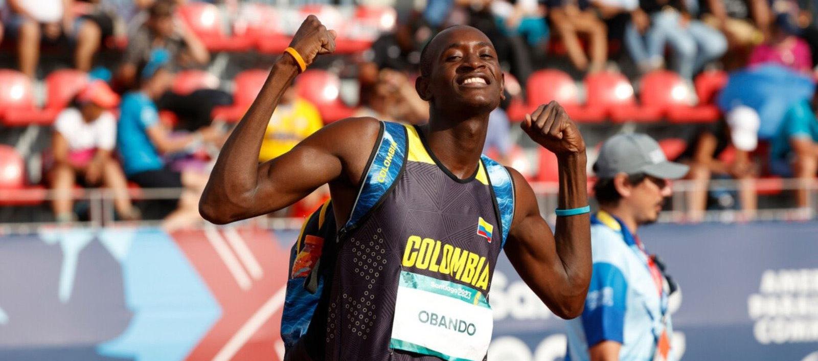 Jhon Sebastián Obando, medalla de oro para Colombia.