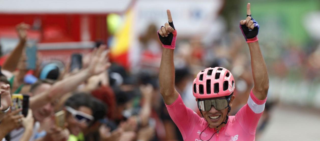 El ciclista colombiano Sergio Higuita.