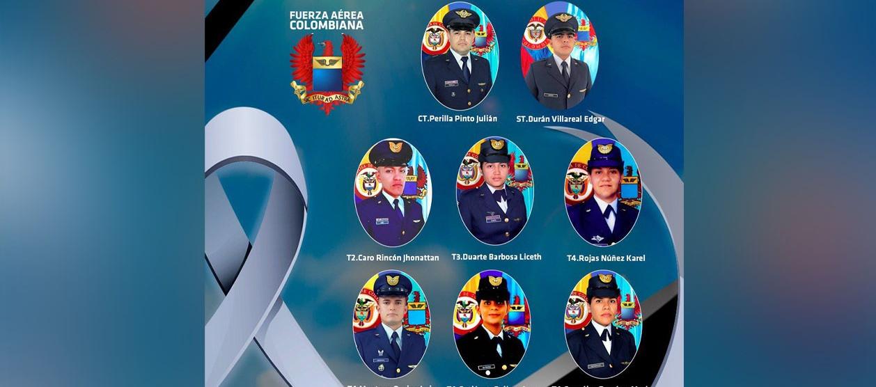 Identidades de los fallecidos. 