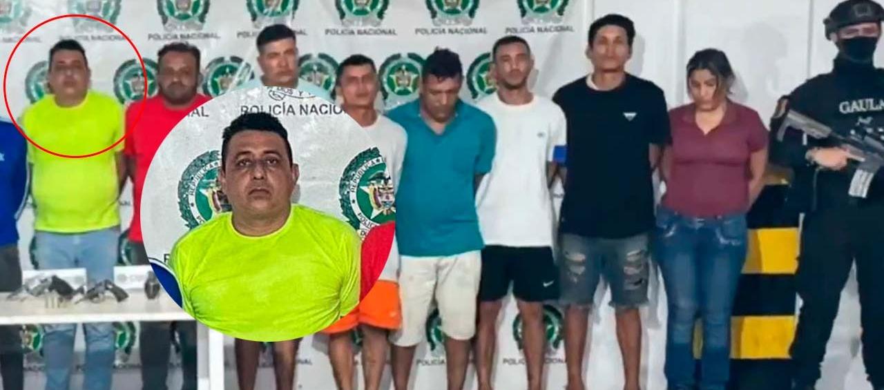 'Wilder Corroncho' fue capturado junto a 14 presuntos integrantes más del 'Clan del Golfo'. 