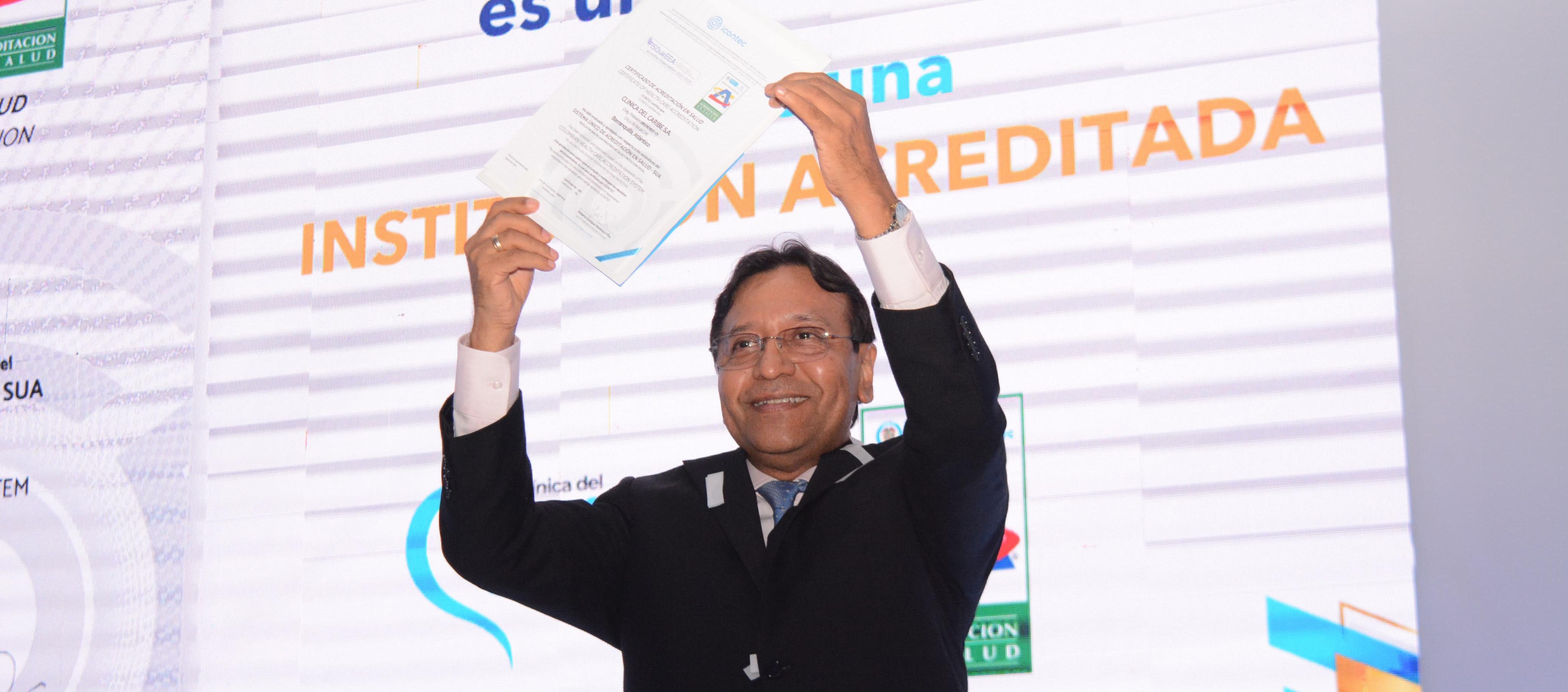 Leonel Blanco, gerente de la Clínica del Caribe.