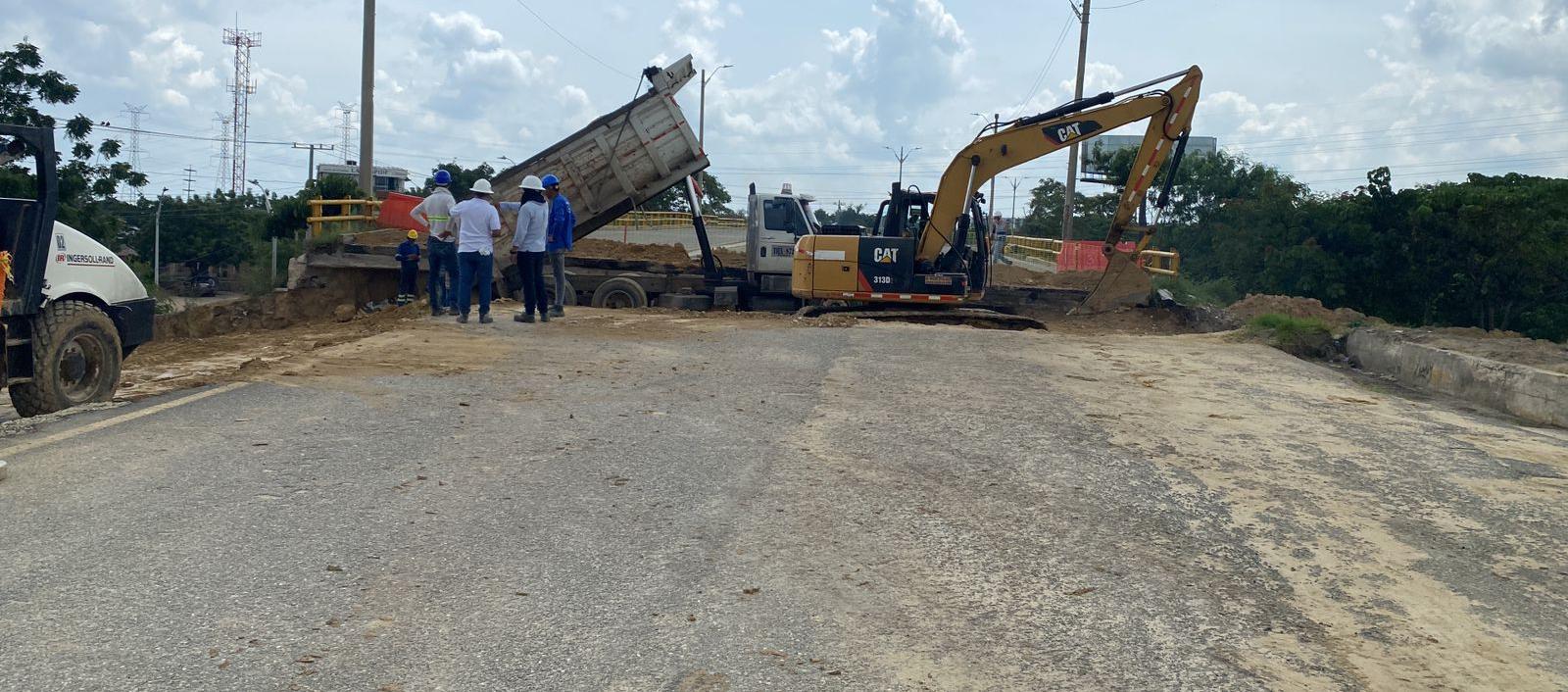 Aspecto actual del Puente de la Calle 30.