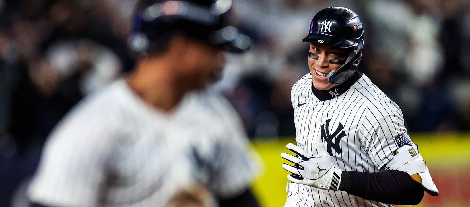 Aaron Judge bateó un jonrón y remolcó tres carreras para los Yanquis.