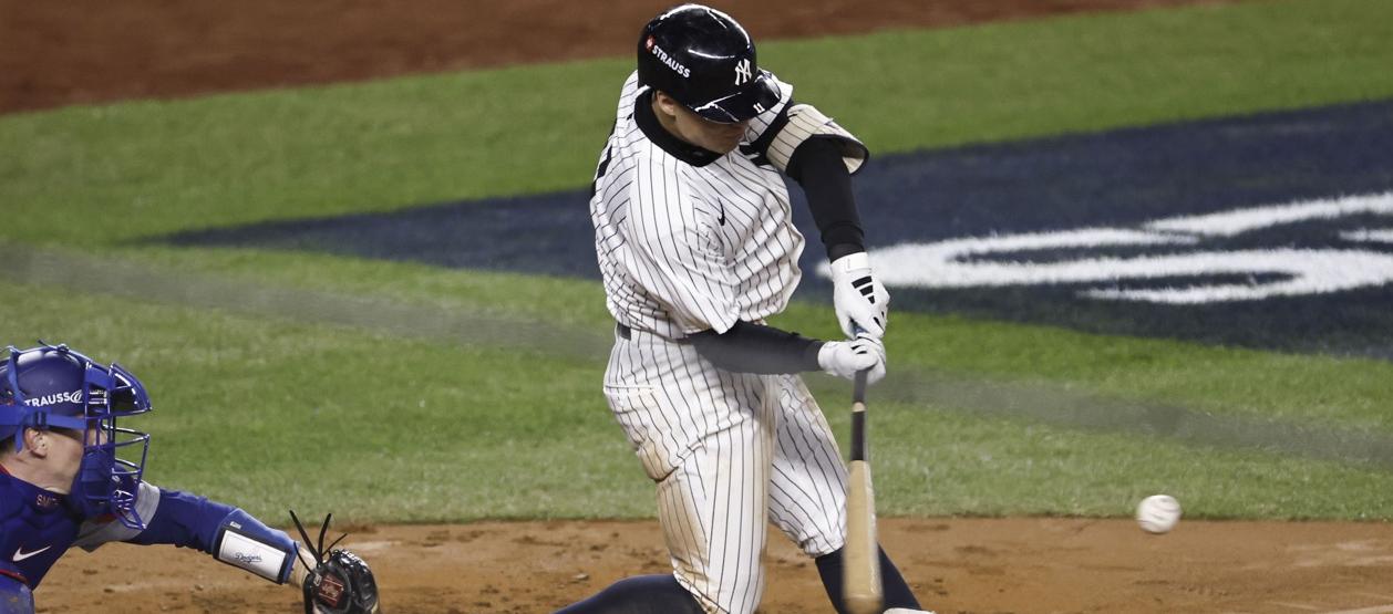 Anthony Volpe conectó un grand slam en el tercer inning.