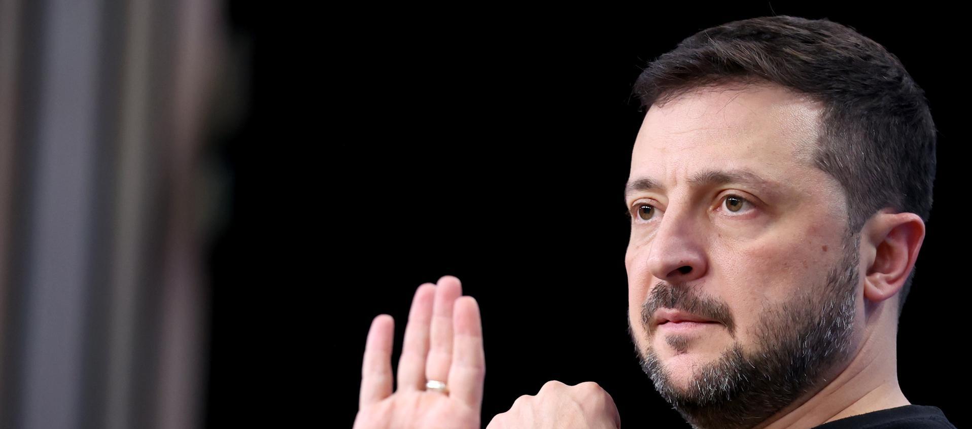 Volodímir Zelenski, Presidente de Ucrania.