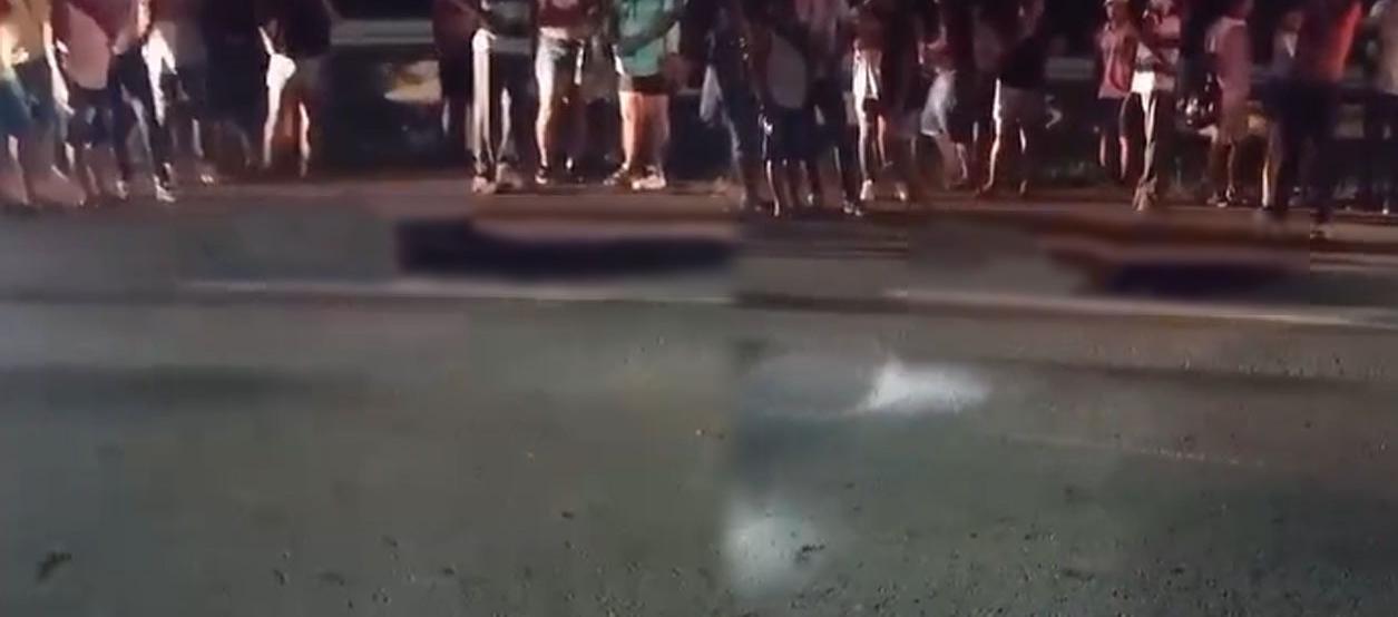 Lugar del accidente. 