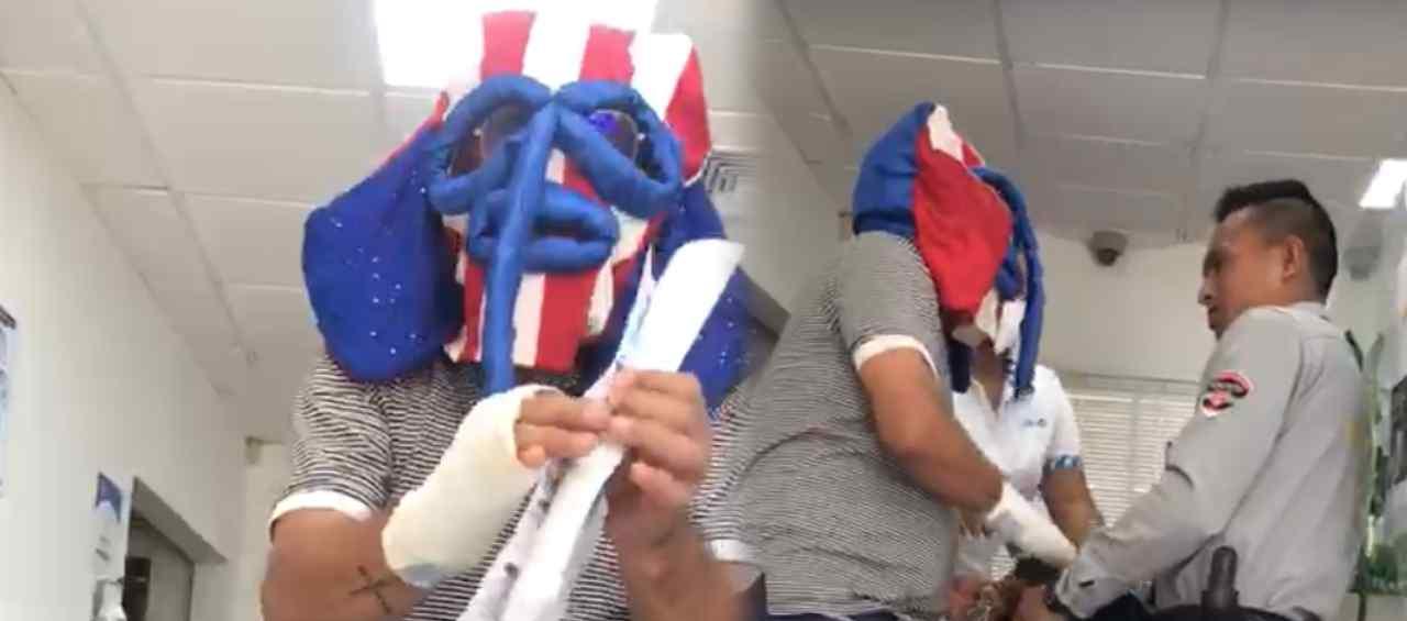 Protesta en oficina de Air-e.