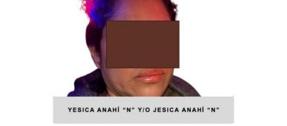 Yesica Anahí, la capturada.