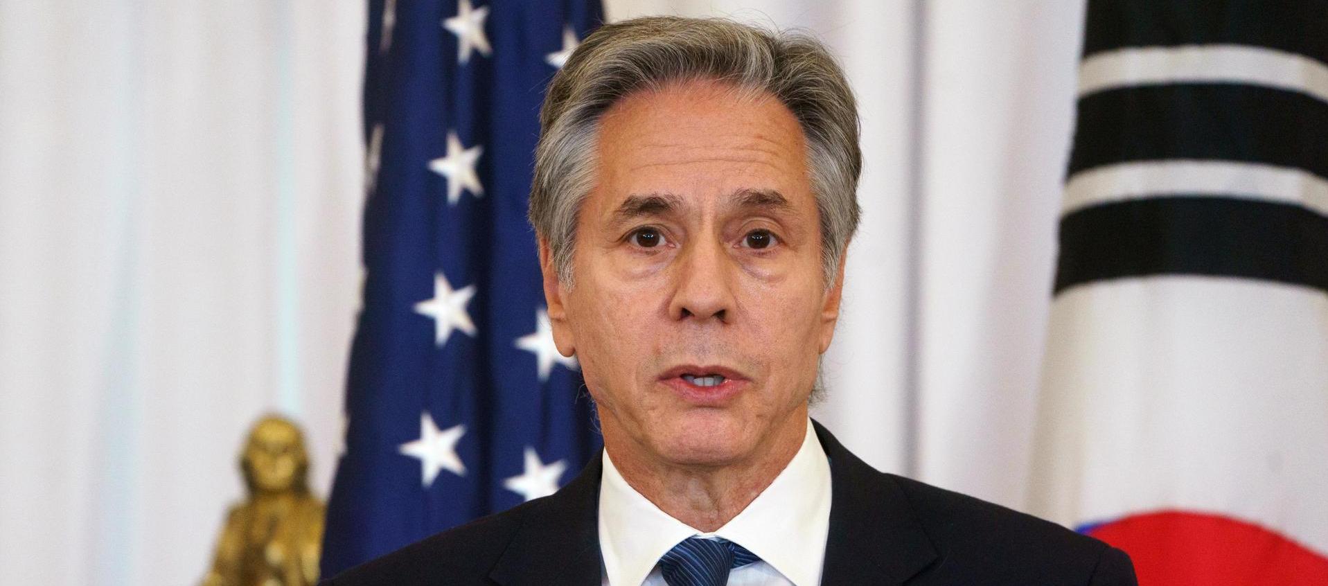 El secretario de Estado estadounidense, Antony Blinken