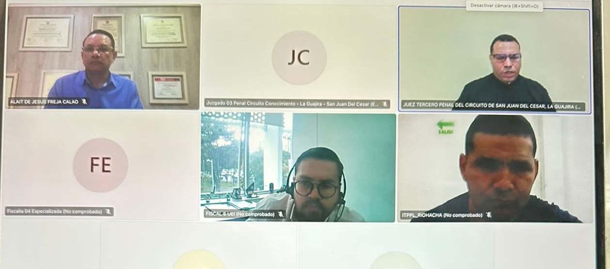 Audiencia de la condena de alias 'Arenca'