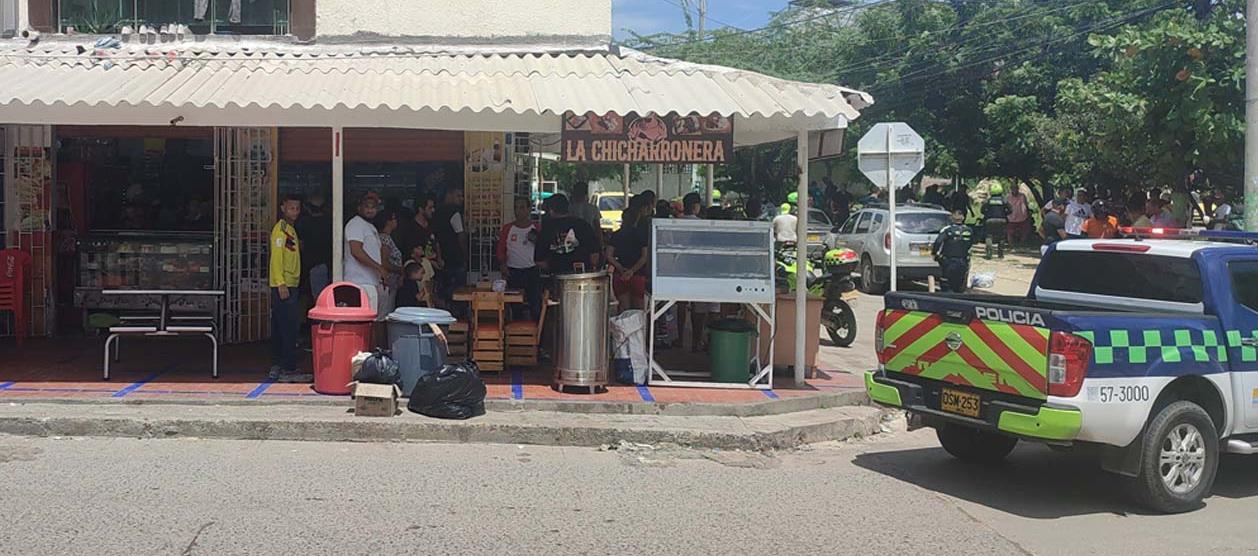Balacera en barrio Las Colinas