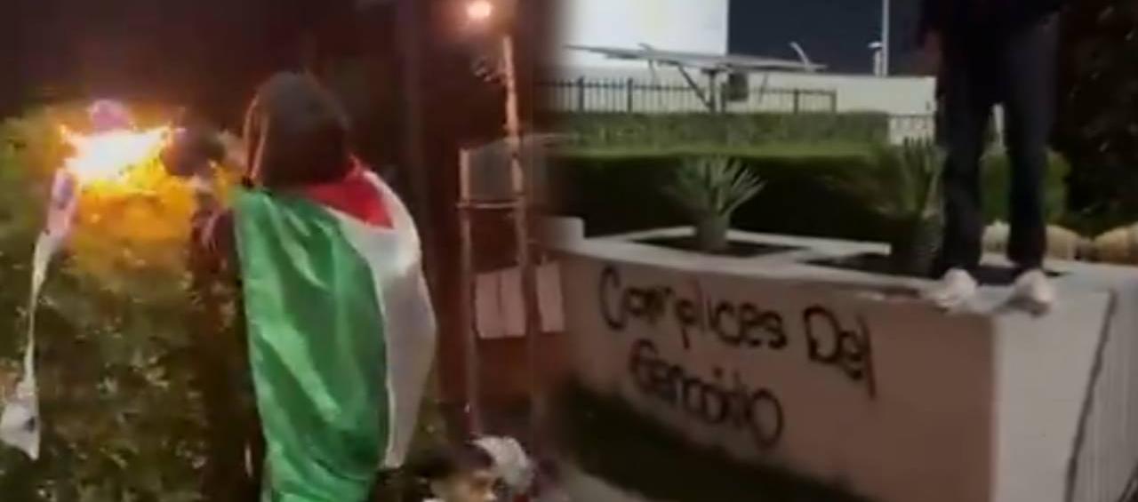 Protesta en Bogotá.