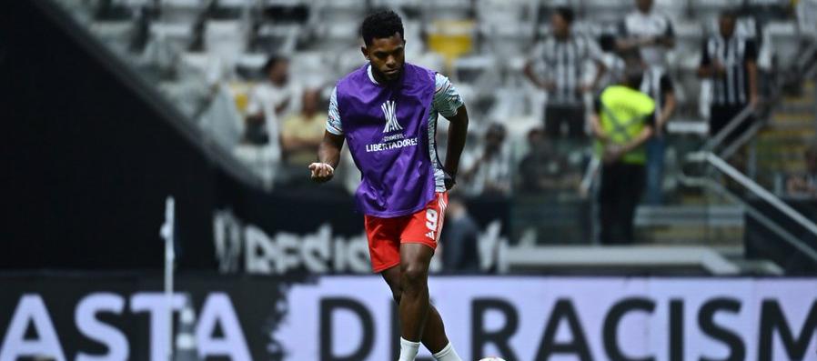 Miguel Borja, delantero de River Plate.