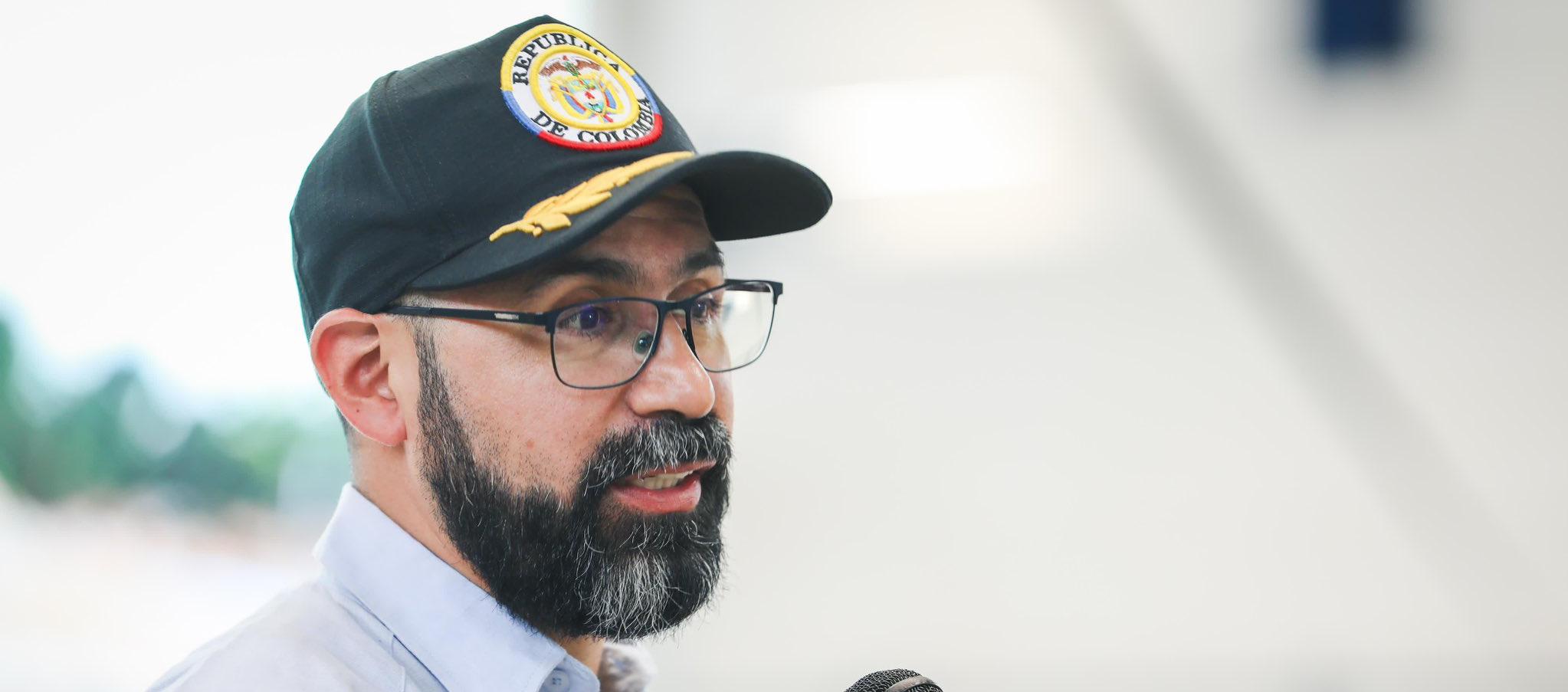 El Ministro de Minas y Energía, Andrés Camacho.